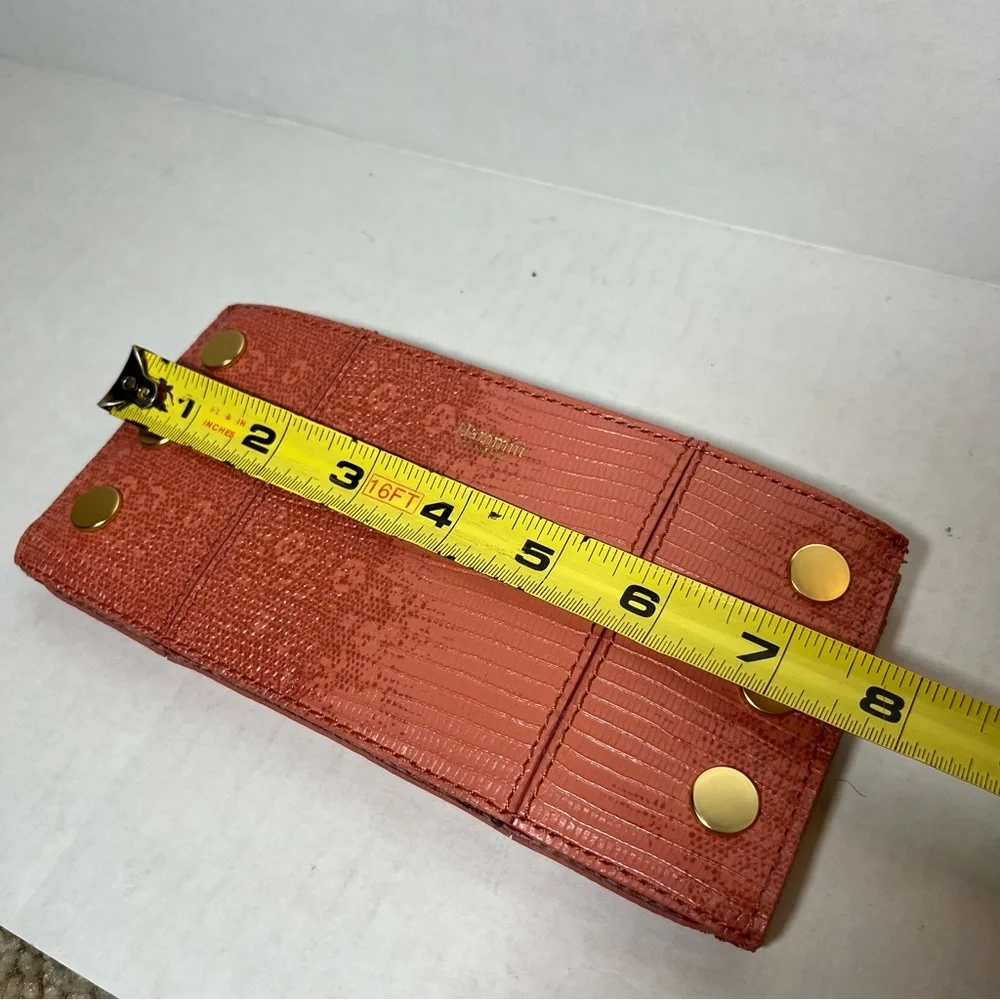 Hammitt 110 North Wallet Redwood North Lizard Leather Hardware